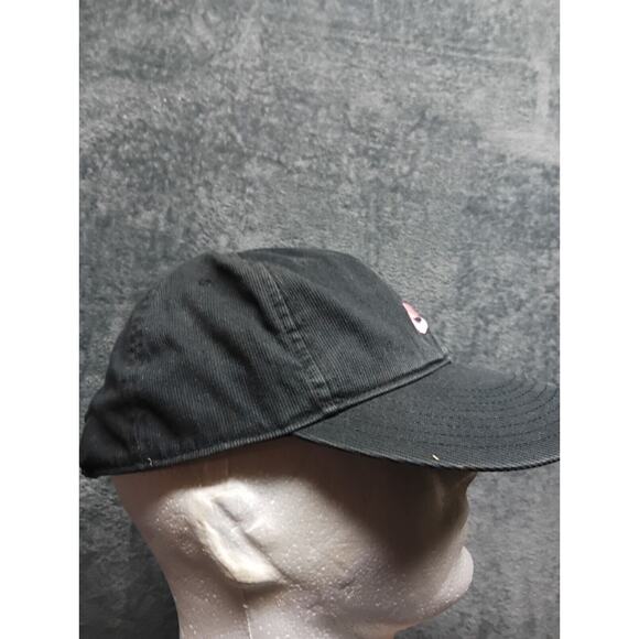 Vintage Y2K Nike Gray Tag Black Pink Lettering Adjustable Strap Dad Hat Cap - Picture 2 of 6